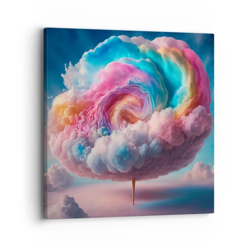 Obraz na płótnie - Sen o wesołym miasteczku - 30x30 cm