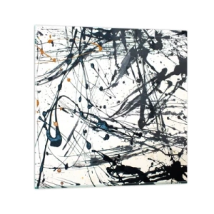 Obraz na szkle - Z sensem czy bez sensu? - 40x40 cm