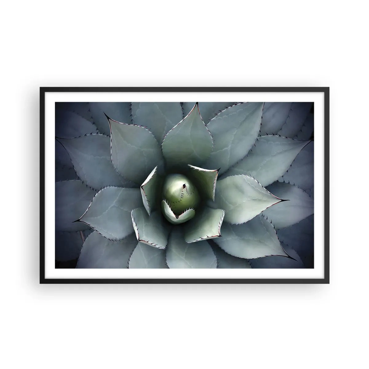 Plakat w czarnej ramie - Wabi i przestrzega - 91x61 cm