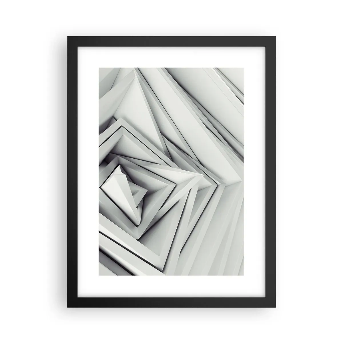 Plakat w czarnej ramie - Ostrych kątów pąkowie - 30x40 cm