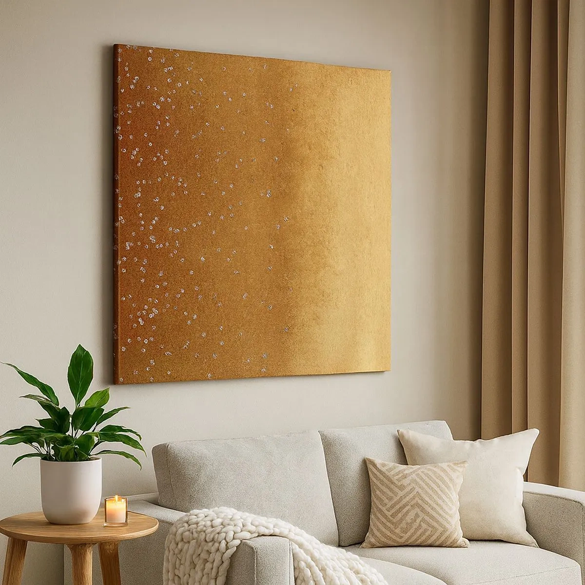 Obraz na płótnie - Narodziny światła - 30x30 cm