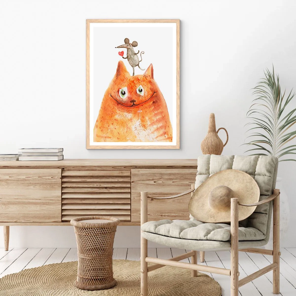 Plakat w ramie jasny dąb - Paradoksy miłości - 61x91 cm