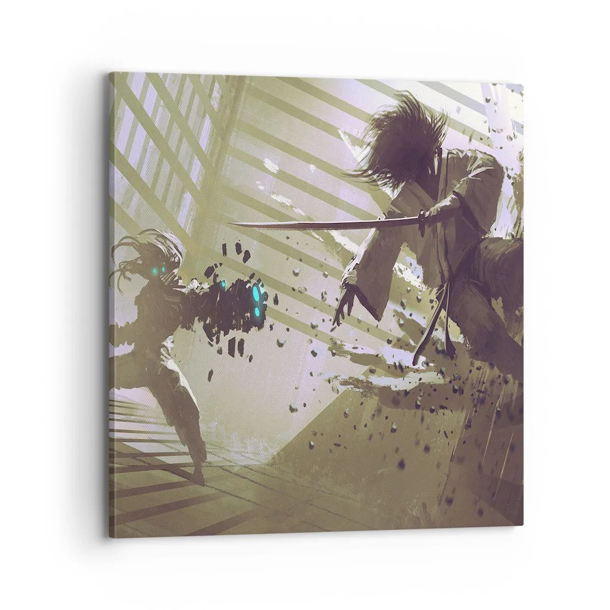 Obraz na płótnie - I ty możesz być samurajem - 70x70 cm