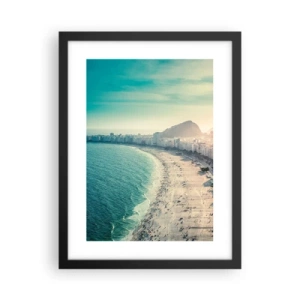 Plakat w czarnej ramie - Wieczne wakacje w Rio - 30x40 cm