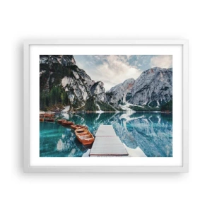 Plakat w białej ramie - Pokażemy ci piękno - 50x40 cm