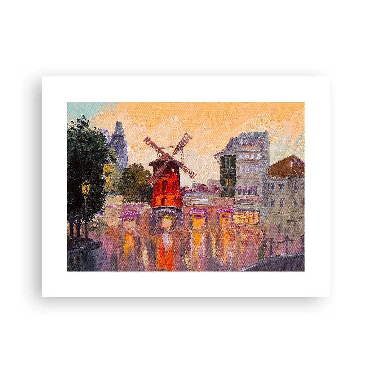 Plakat - Paryskie ikony – Moulin Rouge - 40x30 cm