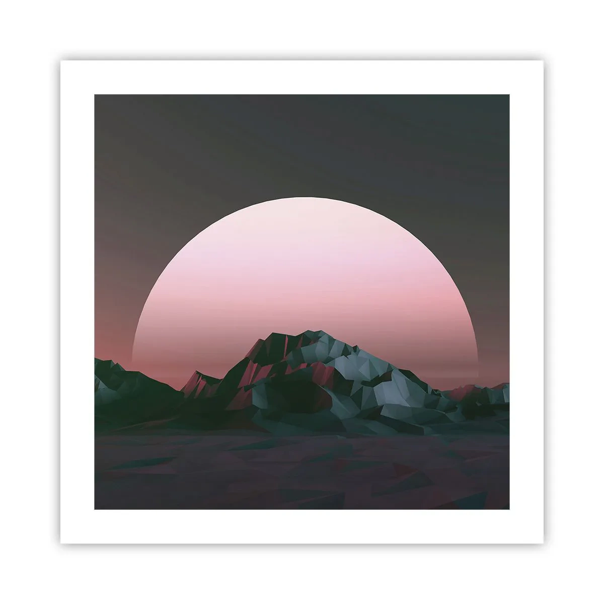 Plakat - W sąsiedniej galaktyce - 50x50 cm