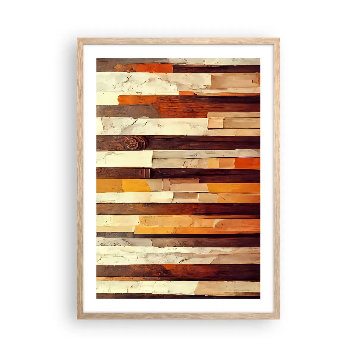 Plakat w ramie jasny dąb - Hymn leśnych drzew - 50x70 cm