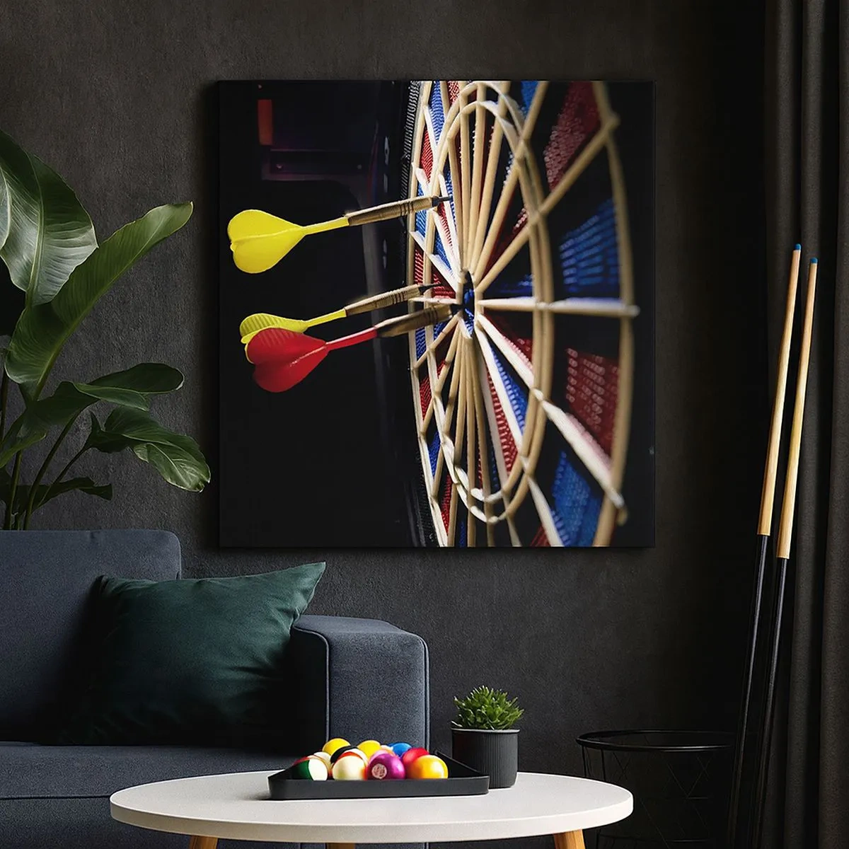 Obraz na płótnie - W samo sedno - 30x30 cm