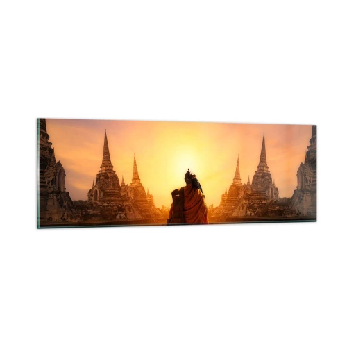 Obraz na szkle - W spokoju przez wieczność - 90x30 cm