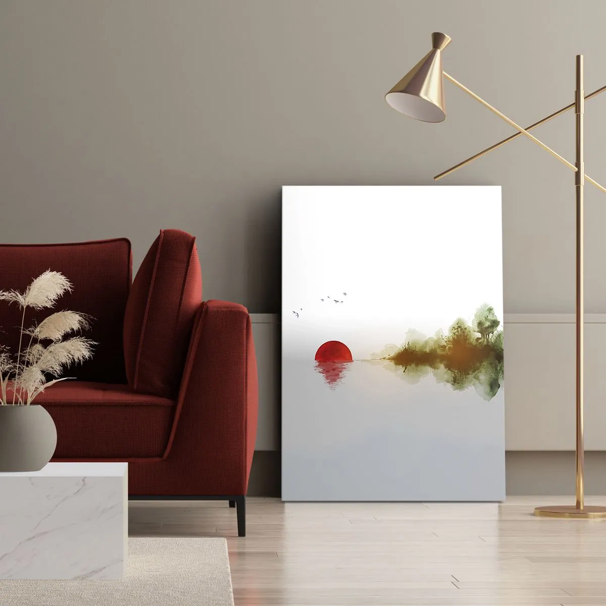 Obraz na płótnie - Obietnica spokoju - 65x120 cm