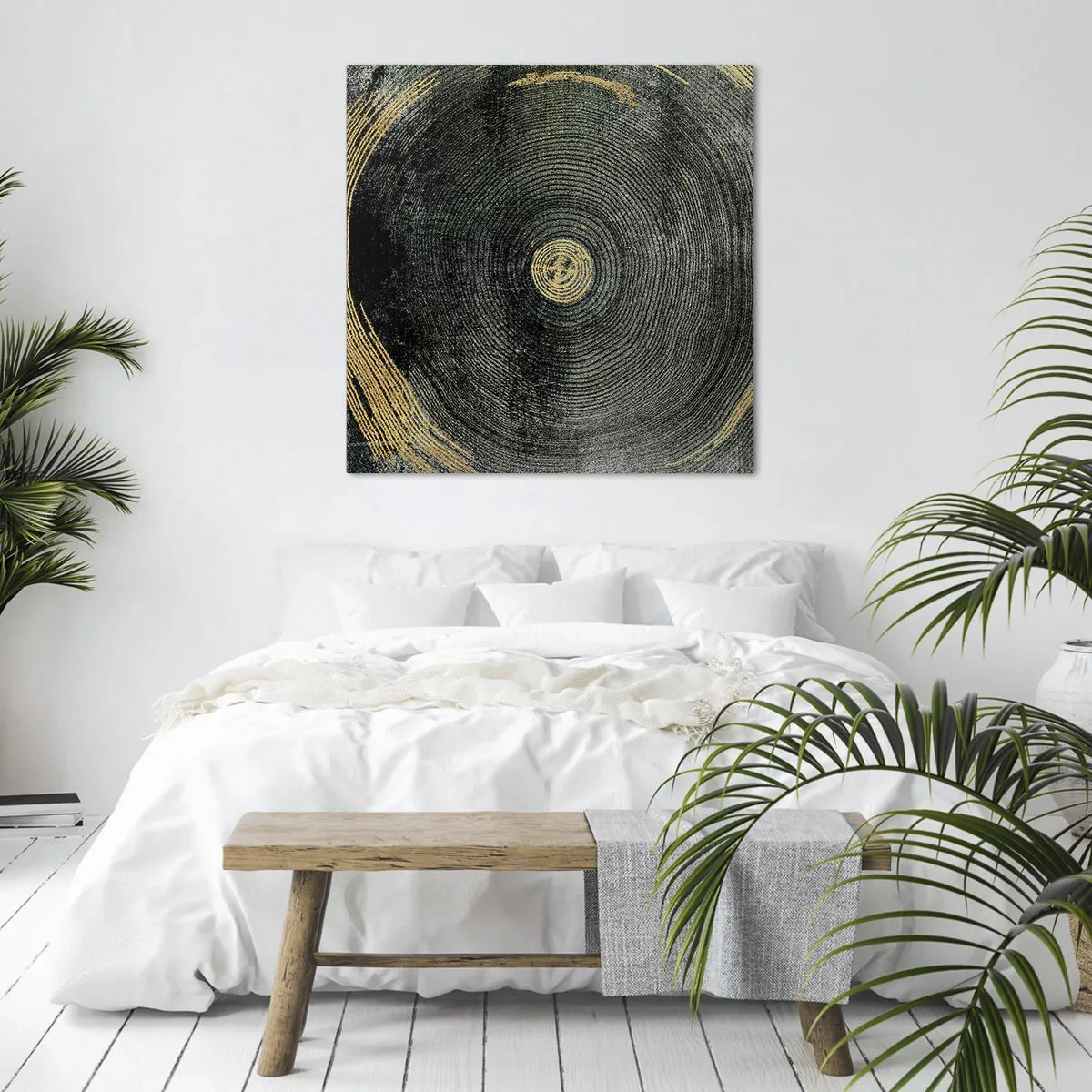 Obraz na płótnie - Zmiana i trwanie - 50x50 cm