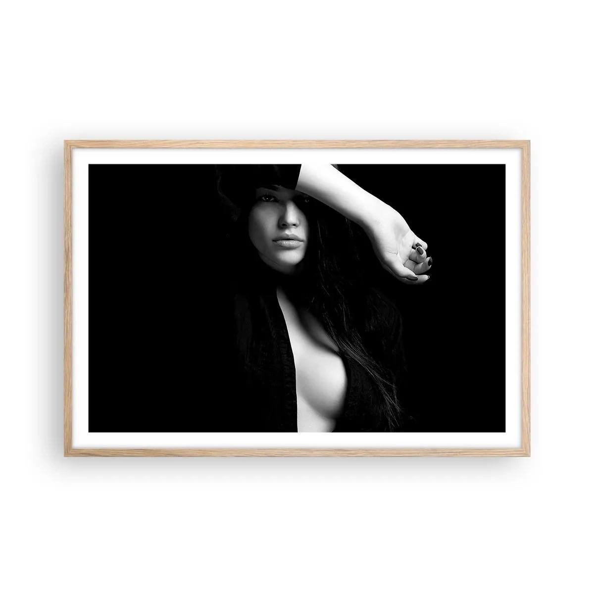 Plakat w ramie jasny dąb - Szkoła uwodzenia - 91x61 cm