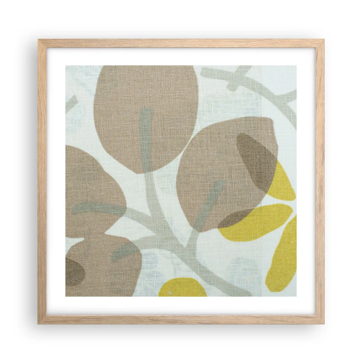 Plakat w ramie jasny dąb - Kompozycja w pełnym słońcu - 50x50 cm