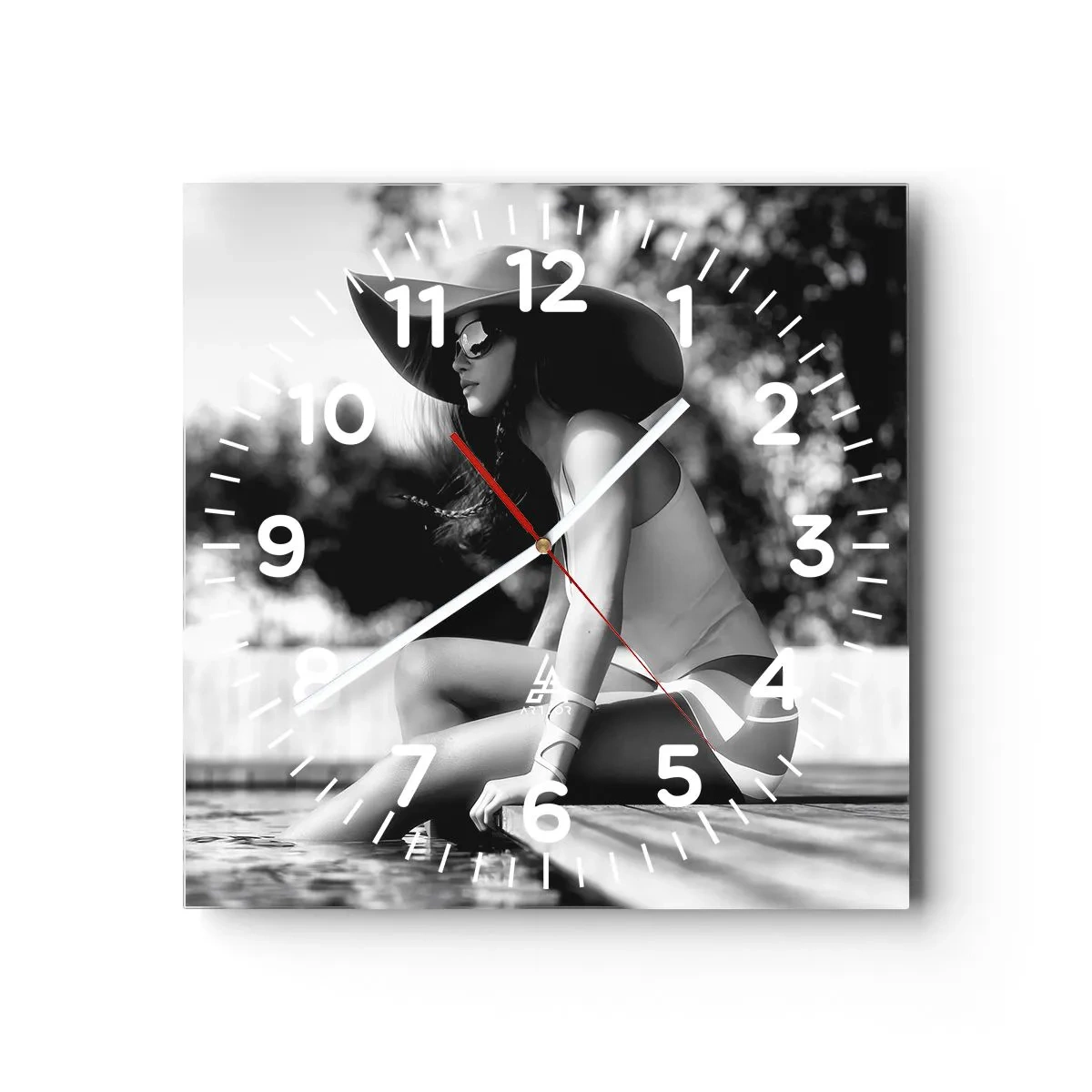 Zegar ścienny - Letnie marzenie - 30x30 cm