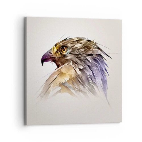 Obraz na płótnie - Portret wojownika - 70x70 cm