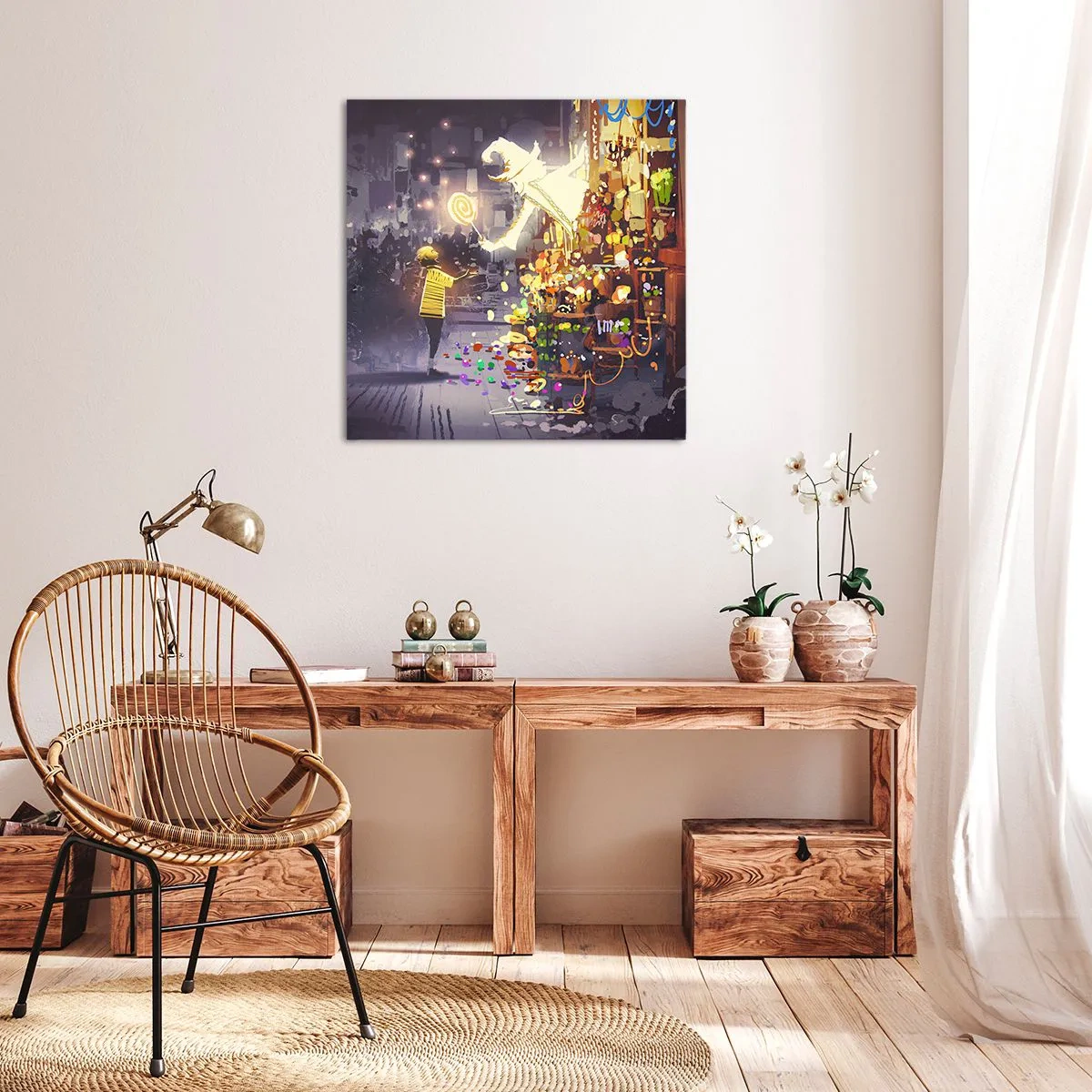 Obraz na płótnie - Czary istnieją - 40x40 cm