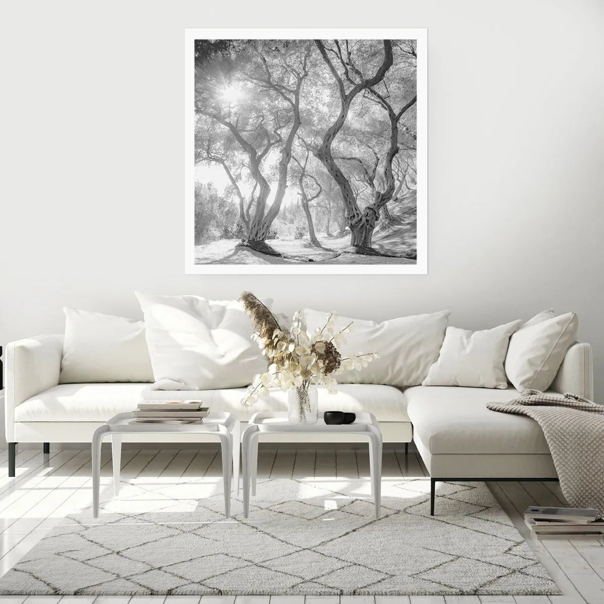 Plakat - W oliwnym gaju - 50x50 cm