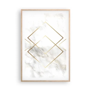 Plakat w ramie jasny dąb - Widok na nieskończoność - 61x91 cm