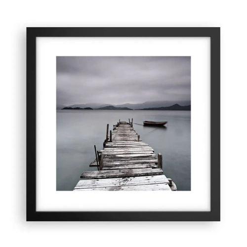 Plakat w czarnej ramie - Jutro możesz ruszać - 30x30 cm