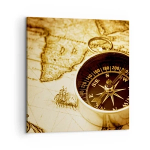 Obraz na płótnie - Na wschód czy na zachód? - 50x50 cm