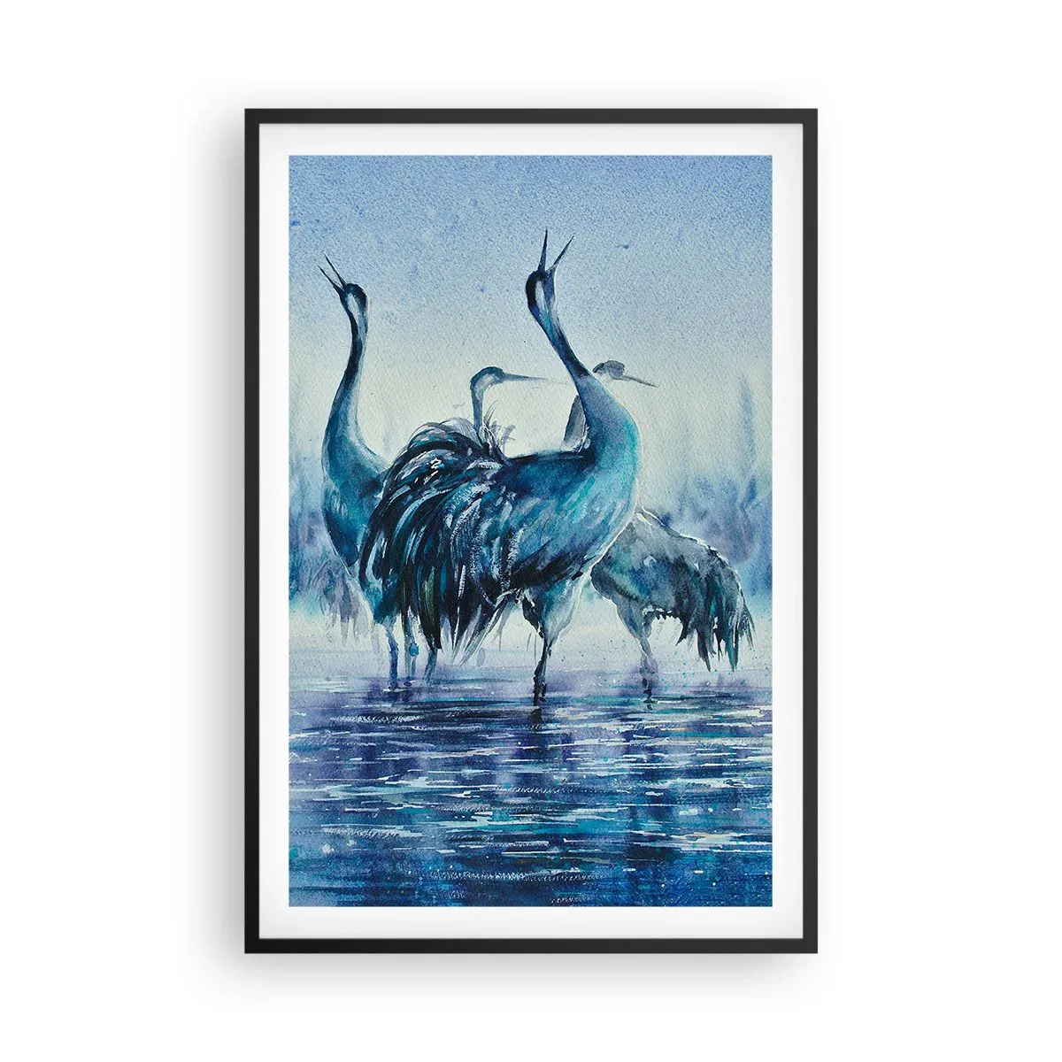 Plakat w czarnej ramie - Poranne spotkanie - 61x91 cm