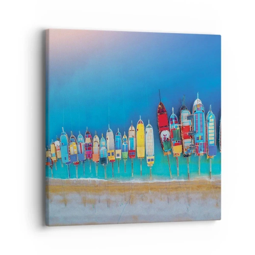 Obraz na płótnie - Z lotu ptaka - 40x40 cm