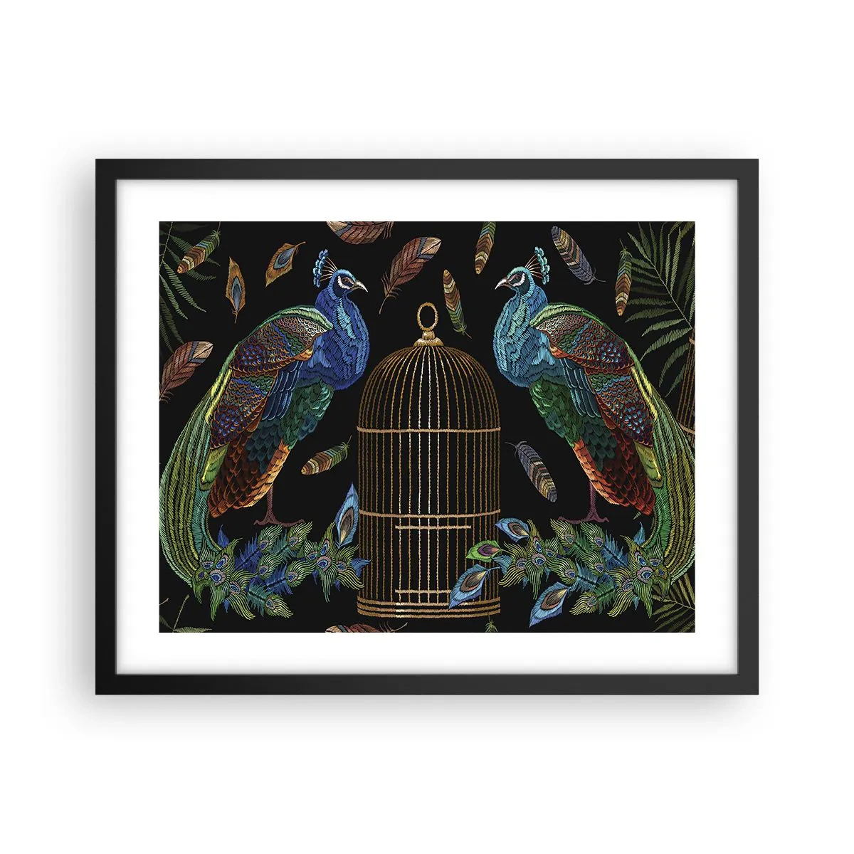 Plakat w czarnej ramie - W królewskich szatach - 50x40 cm