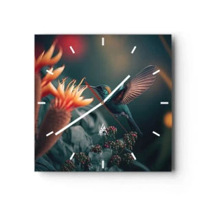 Zegar ścienny - naprawdę barwne życie - 40x40 cm