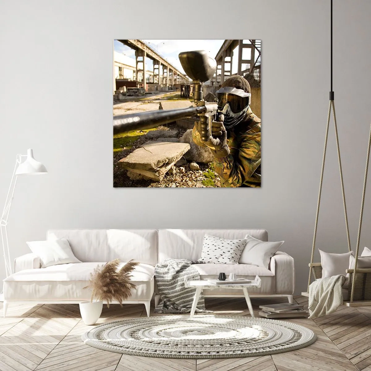 Obraz na płótnie - I ty możesz zostać bohaterem - 30x30 cm