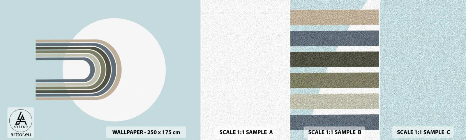 Fototapeta Próbka Samoprzylepna Deluxe Sticker - Nieodparte przyciąganie - Abstrakcja, Grafika, Sztuka - 100x30 cm