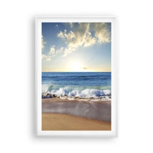 Plakat w białej ramie - Ruch i bezruch zarazem - 61x91 cm