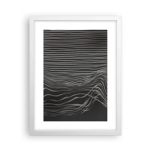 Plakat w białej ramie - Rytm i akcent - 30x40 cm
