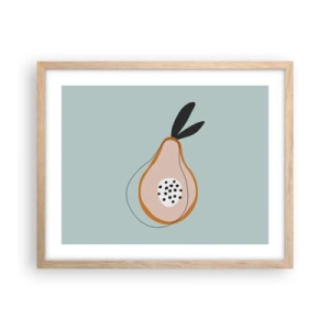 Plakat w ramie jasny dąb - Przeniknąć w naturę rzeczy - 50x40 cm