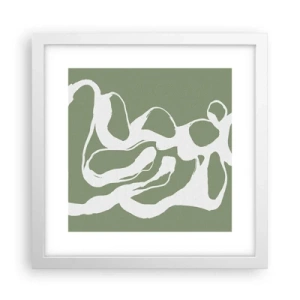 Plakat w białej ramie - Wołanie przestrzeni - 30x30 cm