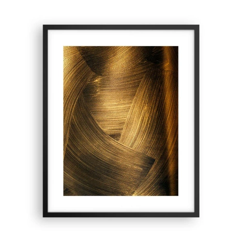 Plakat w czarnej ramie - W złotym labiryncie - 40x50 cm