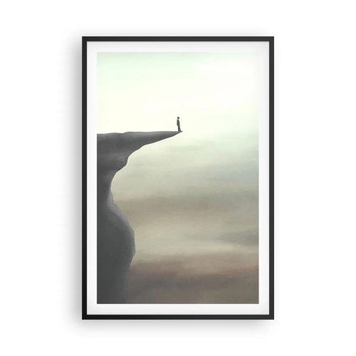 Plakat w czarnej ramie - Do góry, oczywiście! - 61x91 cm