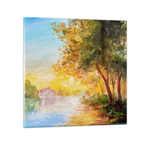 Obraz na szkle - Et in Arcadia ego - 60x60 cm