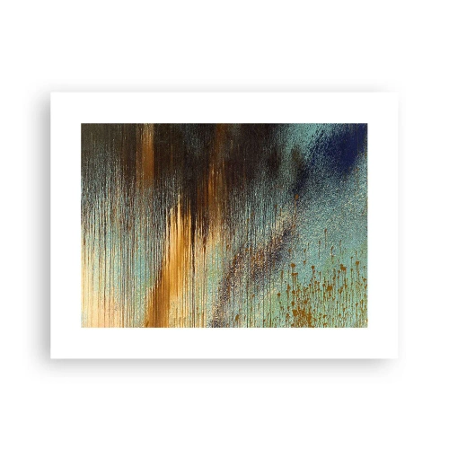 Plakat - Nieprzypadkowa barwna kompozycja - 40x30 cm