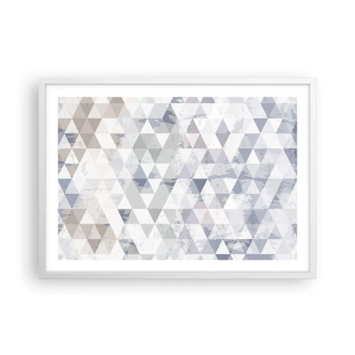 Plakat w białej ramie - W rytmie na trzy - 70x50 cm