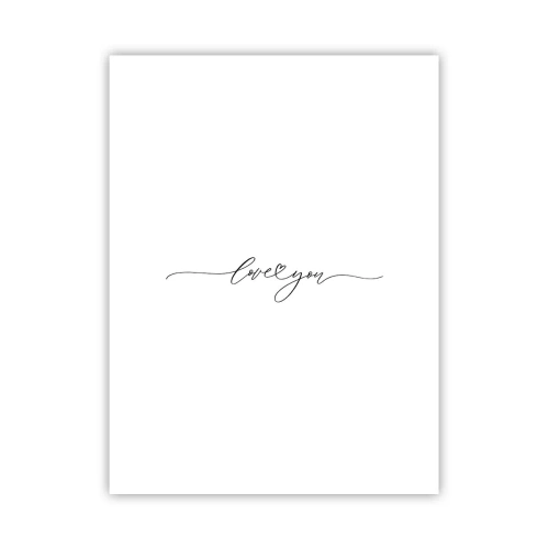 Plakat - Czarno na białym - 30x40 cm