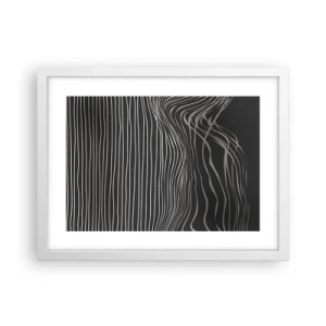 Plakat w białej ramie - Rytm i akcent - 40x30 cm
