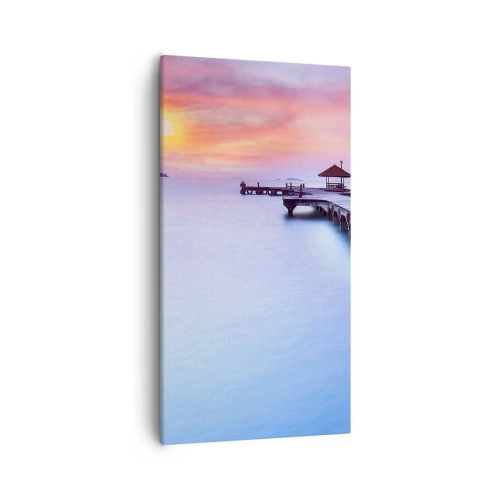 Obraz na płótnie - Morze spokoju aż po horyzont - 55x100 cm
