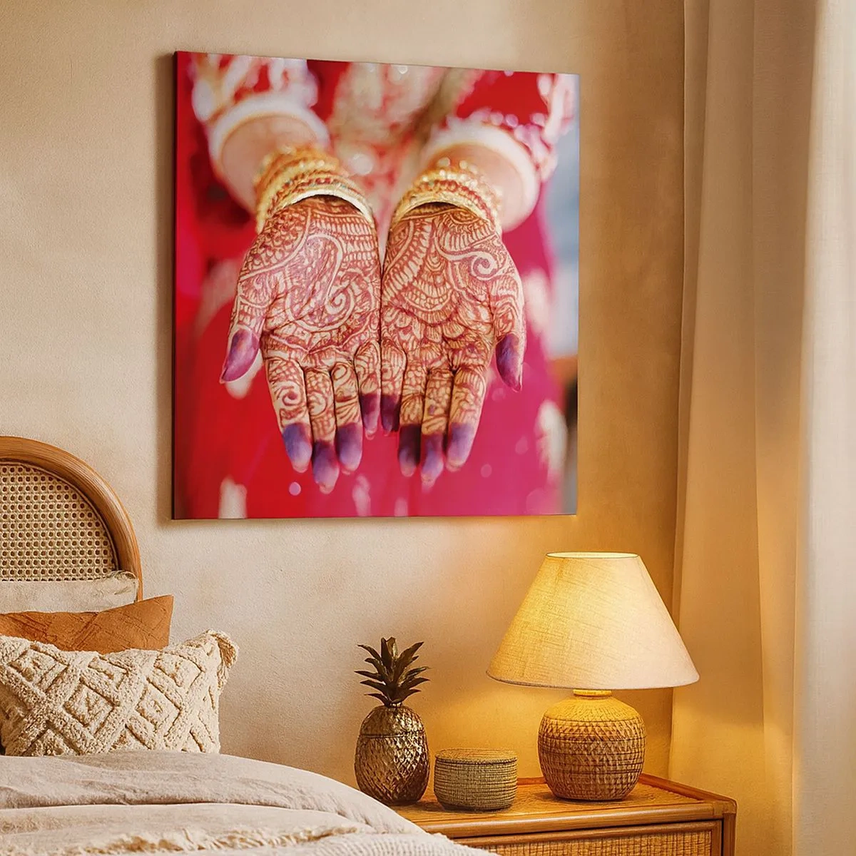 Obraz na płótnie - Gotowa złapać szczęście - 30x30 cm