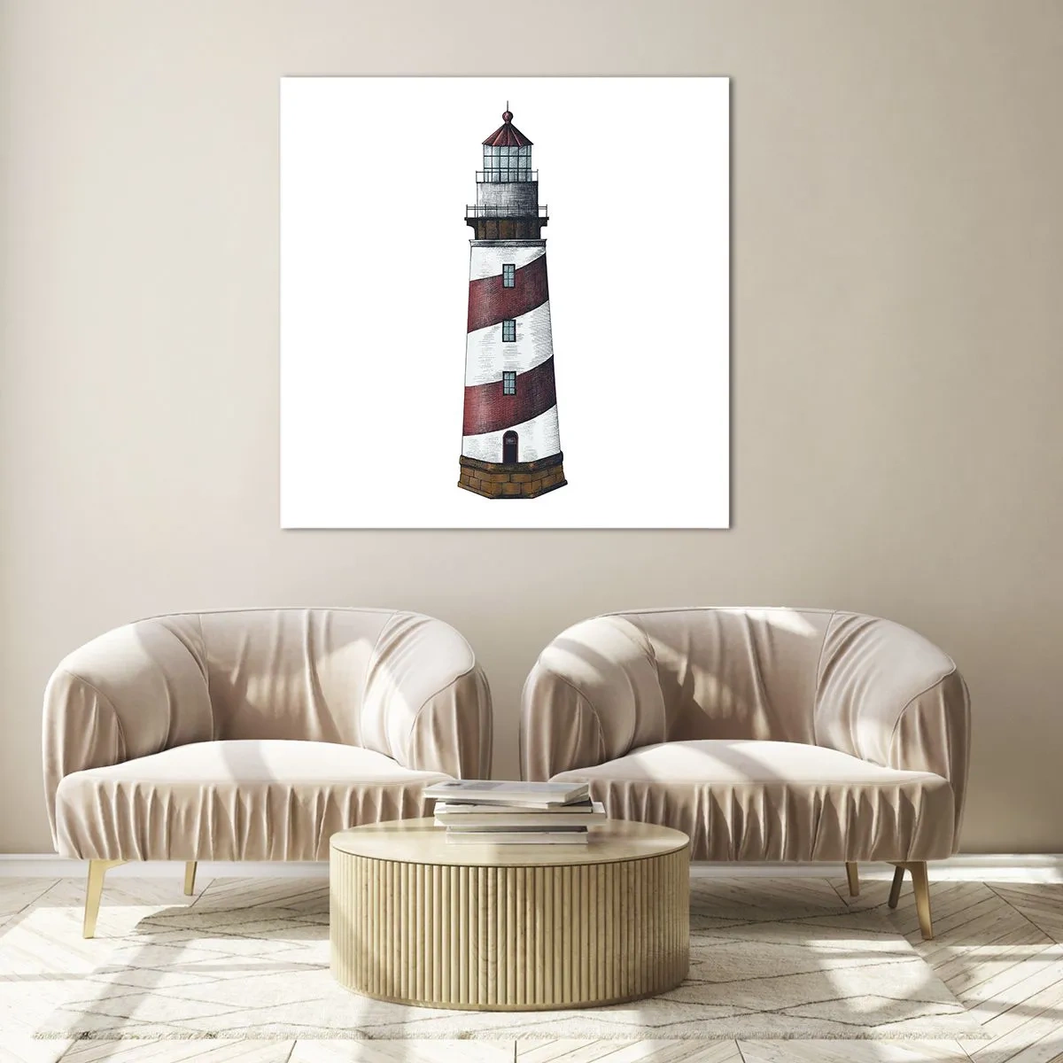 Obraz na szkle - Zawsze na straży - 40x40 cm