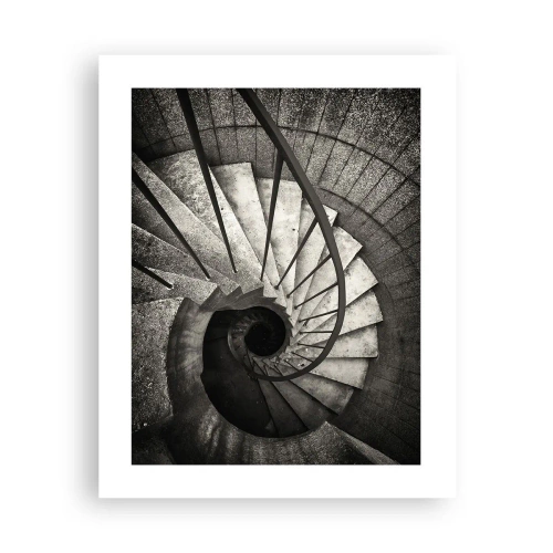 Plakat - Schodami w górę, schodami w dół - 40x50 cm