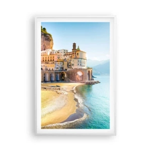 Plakat w białej ramie - Miasto niebywałe - 61x91 cm