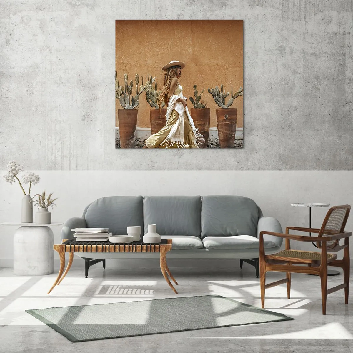 Obraz na szkle - W stylu hippie - 60x60 cm