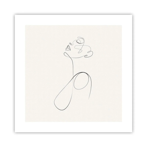 Plakat - Zapętlona w marzeniach - 40x40 cm