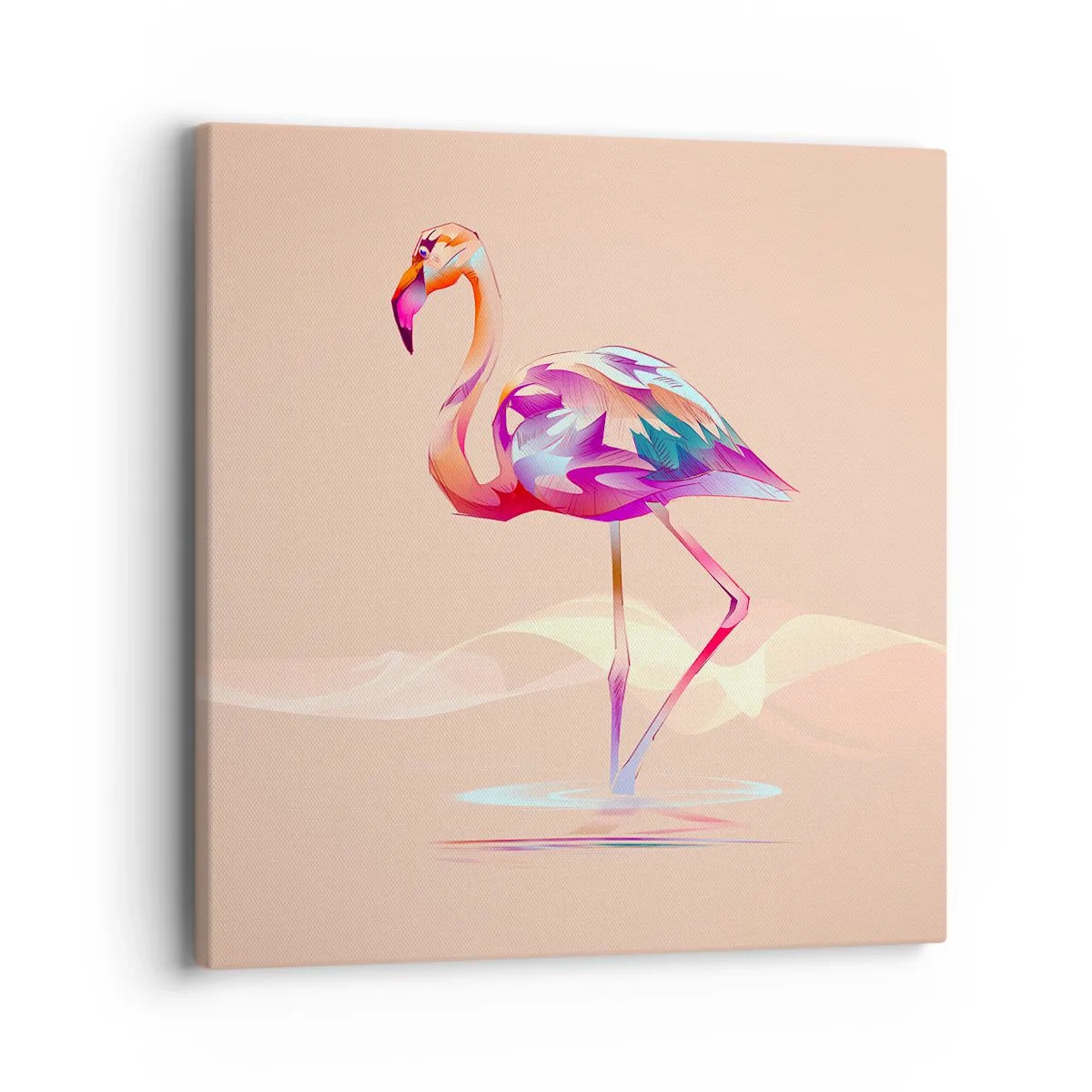 Obraz na płótnie - Ptak dobrych emocji - 40x40 cm